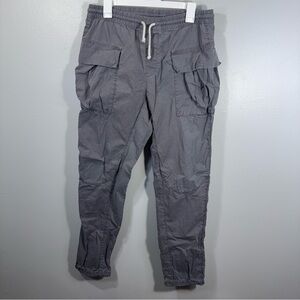 Kith Hurricane Cargo Pants Size M Gray Pockets Drawstring Streetwear Gorpcore